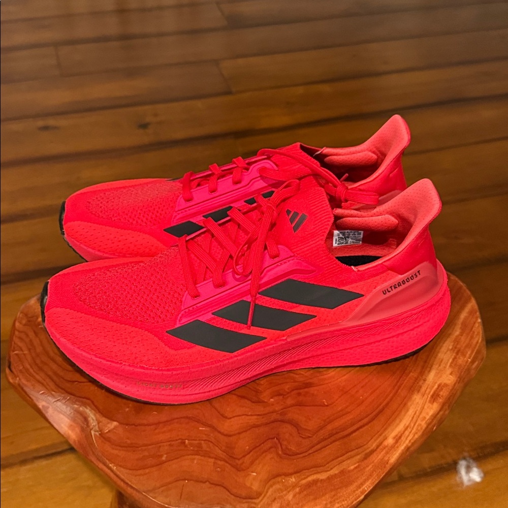 Adidas Ultraboost Red and Black Sneakers